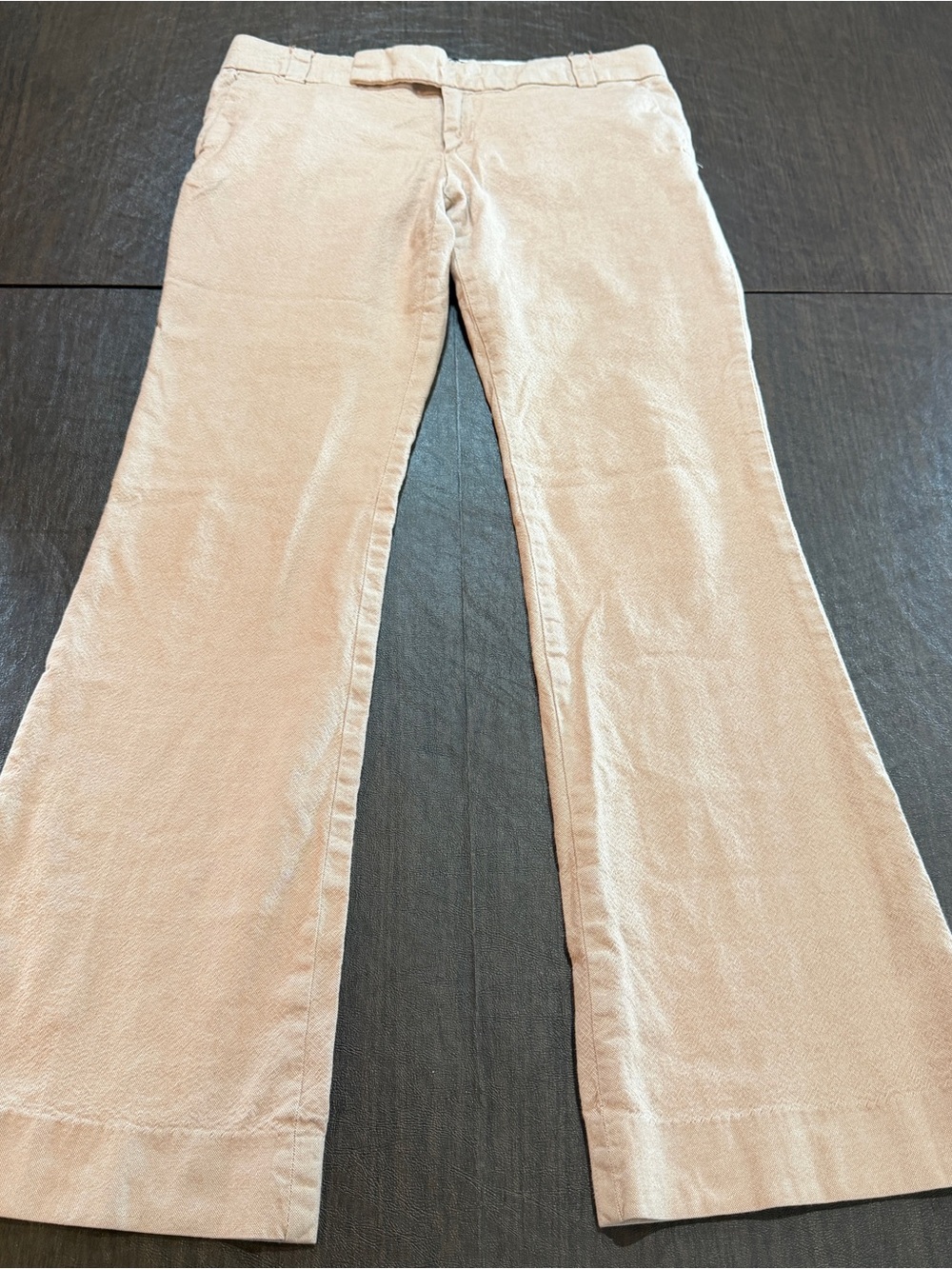 Gapstretch Women's Size 6 Light Pink Flare Leg Pants